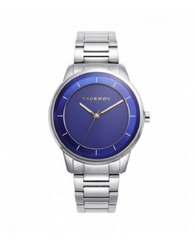 Reloj Viceroy para hombre de acero con esfera azul. - 401389-36