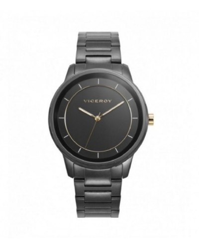 Reloj Viceroy para hombre de acero IP gris. - 401389-56