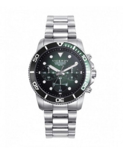 Reloj Viceroy para hombre cronómetro esfera verde. - 42453-77