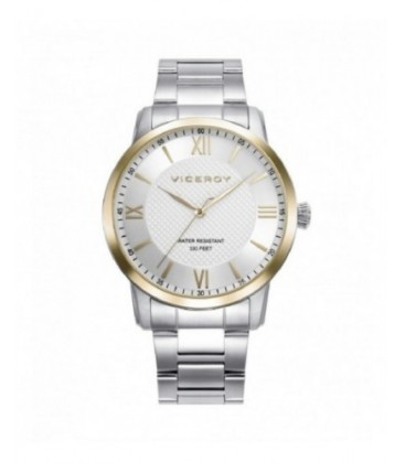 Reloj Viceroy para hombre de acero y bisel IPdorado. - 41145-83