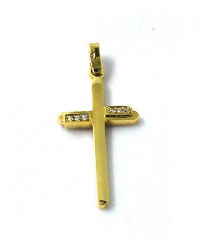 Creu d'or amb circonites. - C 1374 C